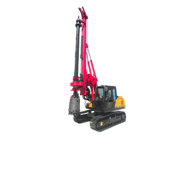  Excavator retrofit rotary drilling rig 