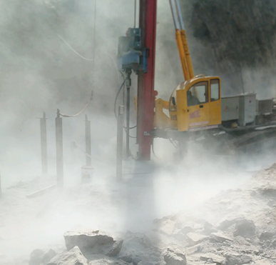 Down-the-Hole Drill Worksite