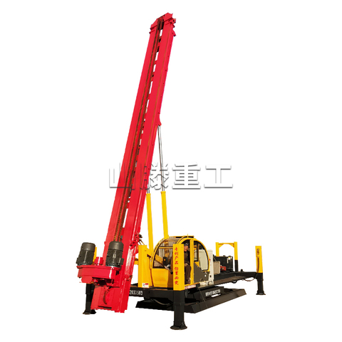 STL115 Telescopic drilling frame anti floating spiral drilling rig
