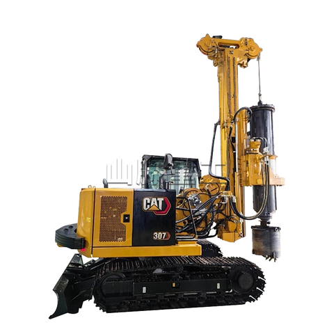 CAT307 Excavator modification machine lock rod rotary drilling rig
